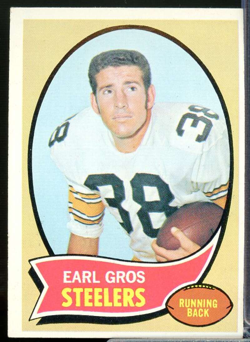 Earl Gros Card 1970 Topps #184  Image 1