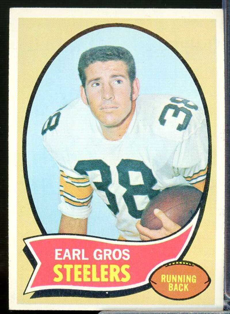 Earl Gros Card 1970 Topps #184  Image 1
