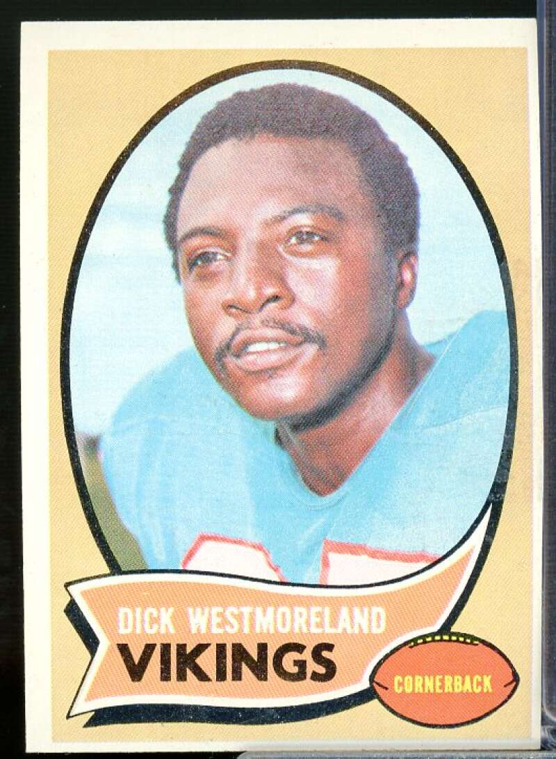 Dick Westmoreland Card 1970 Topps #192  Image 1
