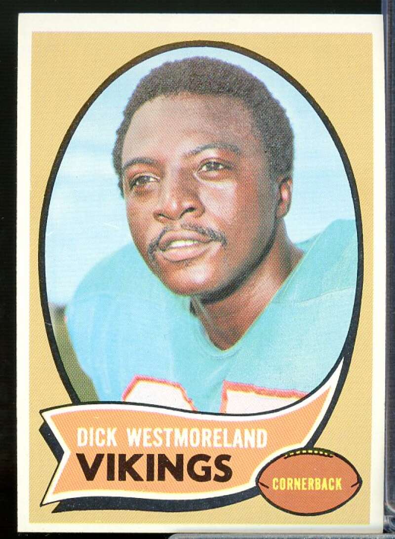 Dick Westmoreland Card 1970 Topps #192  Image 1