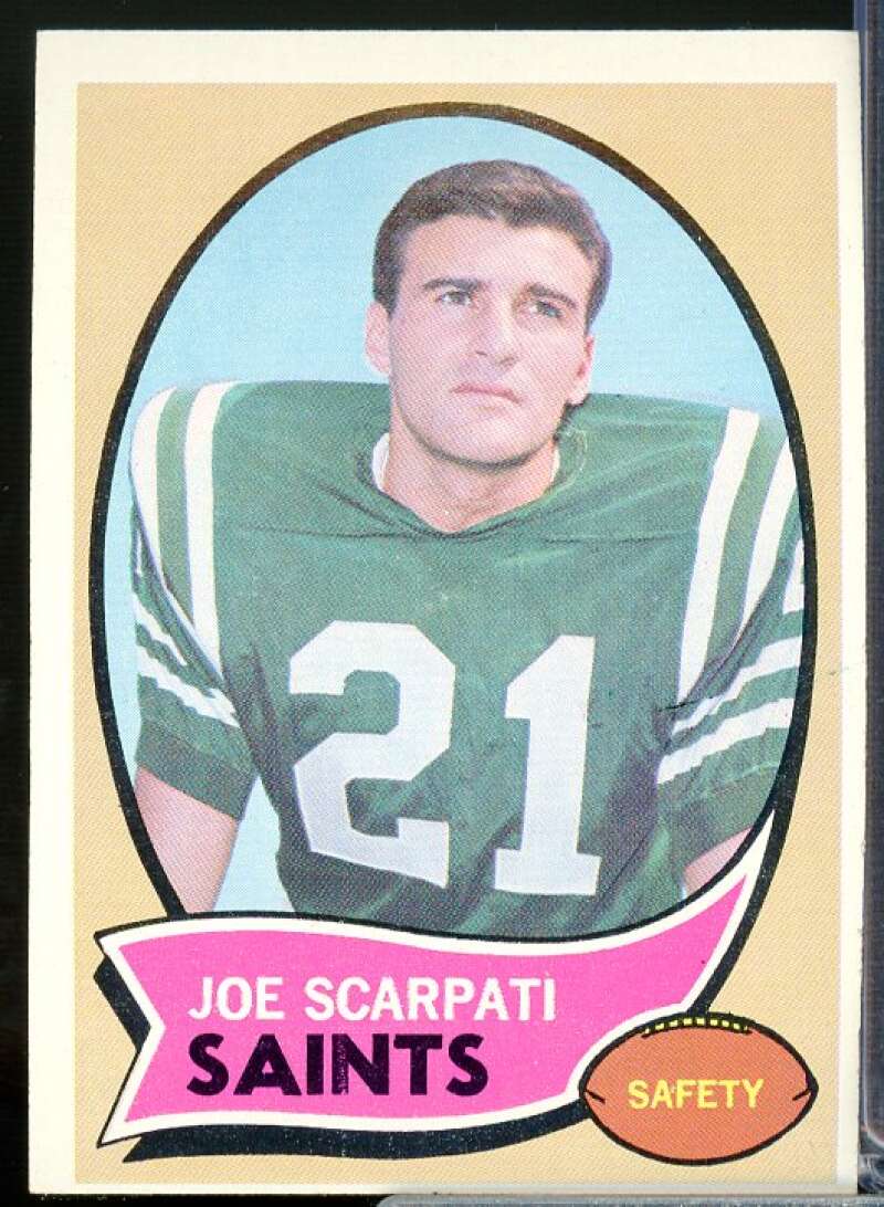 Joe Scarpati Card 1970 Topps #193  Image 1
