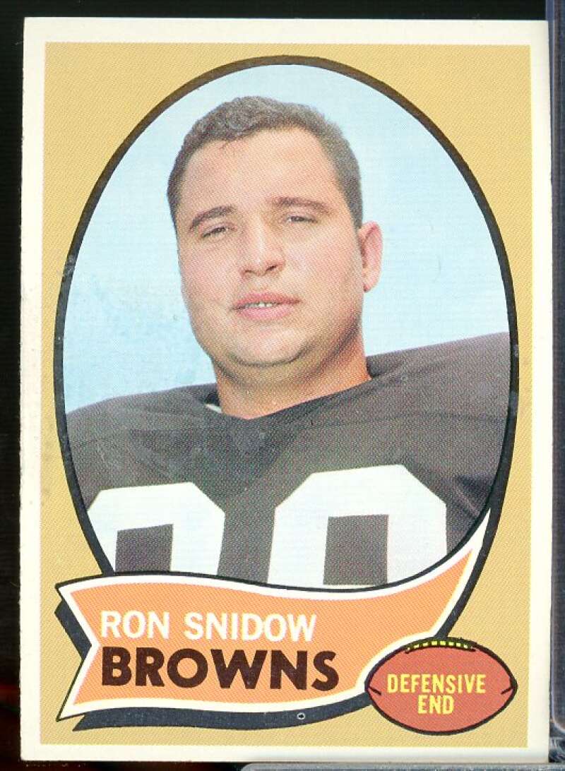 Ron Snidow Rookie Card 1970 Topps #194  Image 1