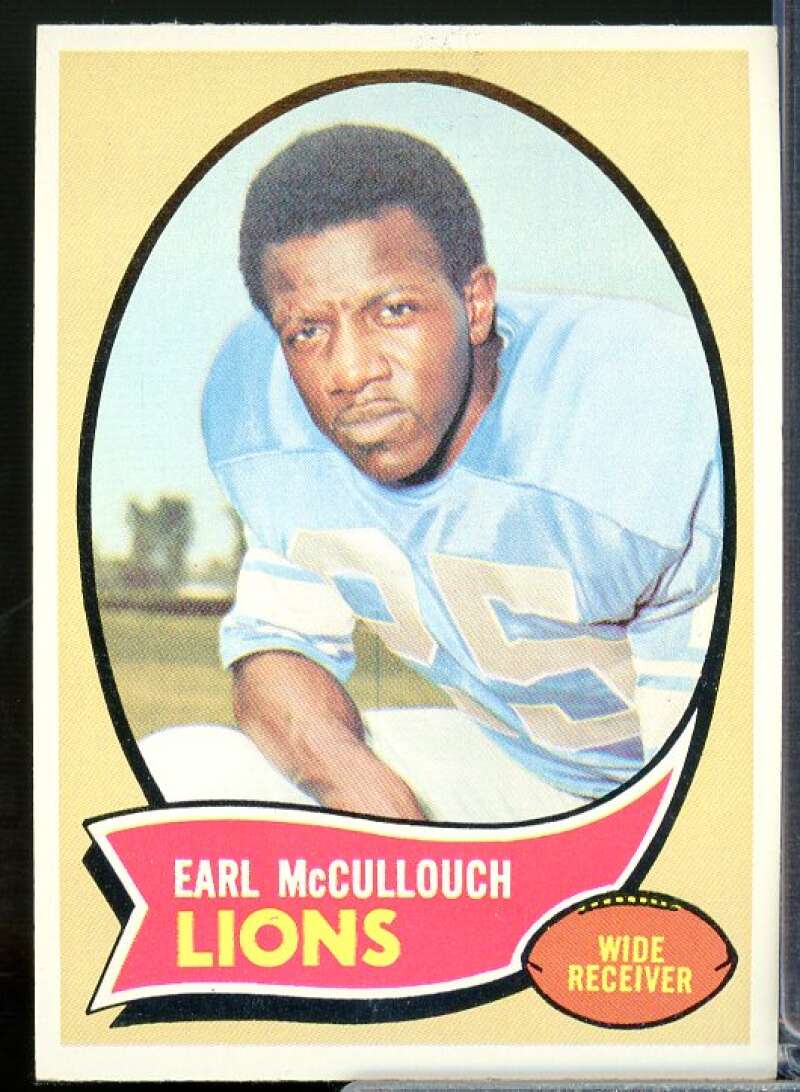 Earl McCullouch Rookie Card 1970 Topps #195  Image 1