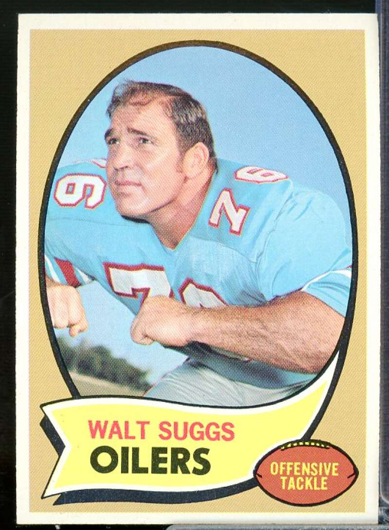 Walt Suggs Card 1970 Topps #204  Image 1