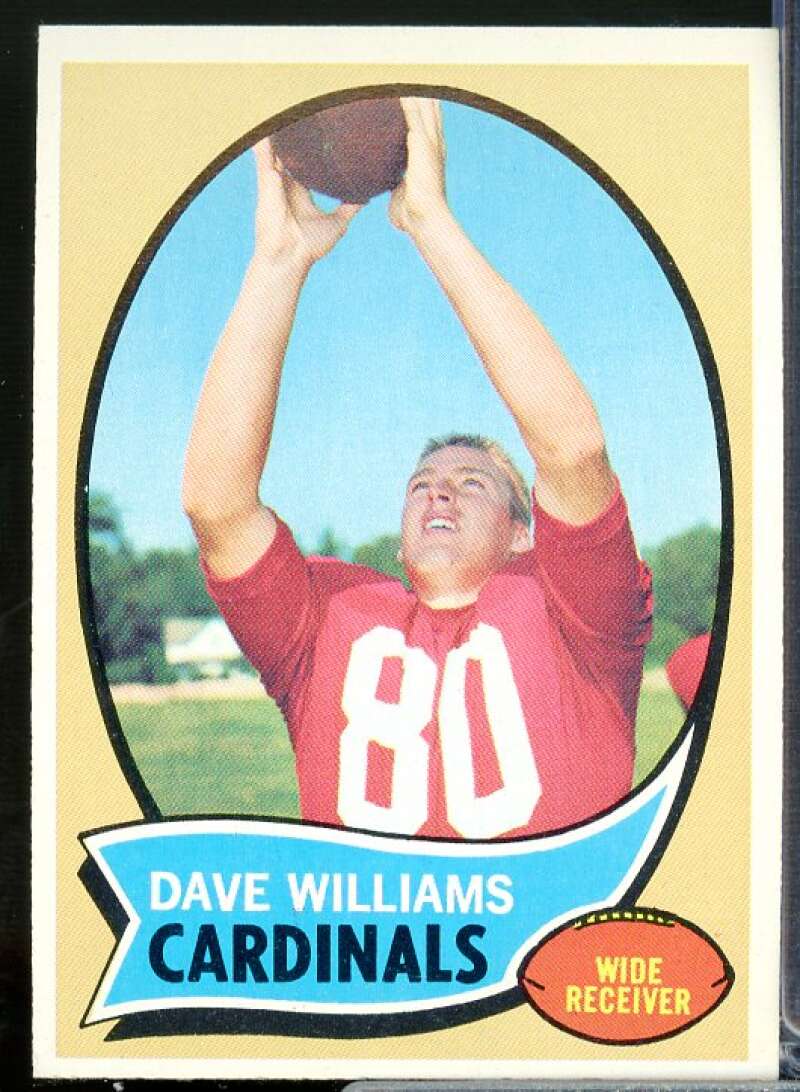 Dave Williams Card 1970 Topps #208  Image 1