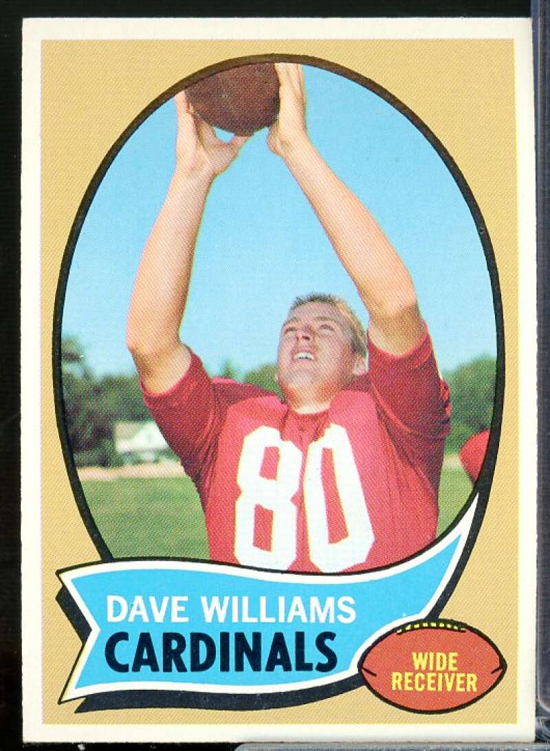 Dave Williams Card 1970 Topps #208  Image 1