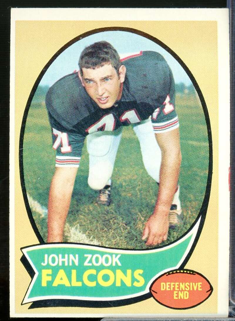 John Zook Rookie Card 1970 Topps #209  Image 1