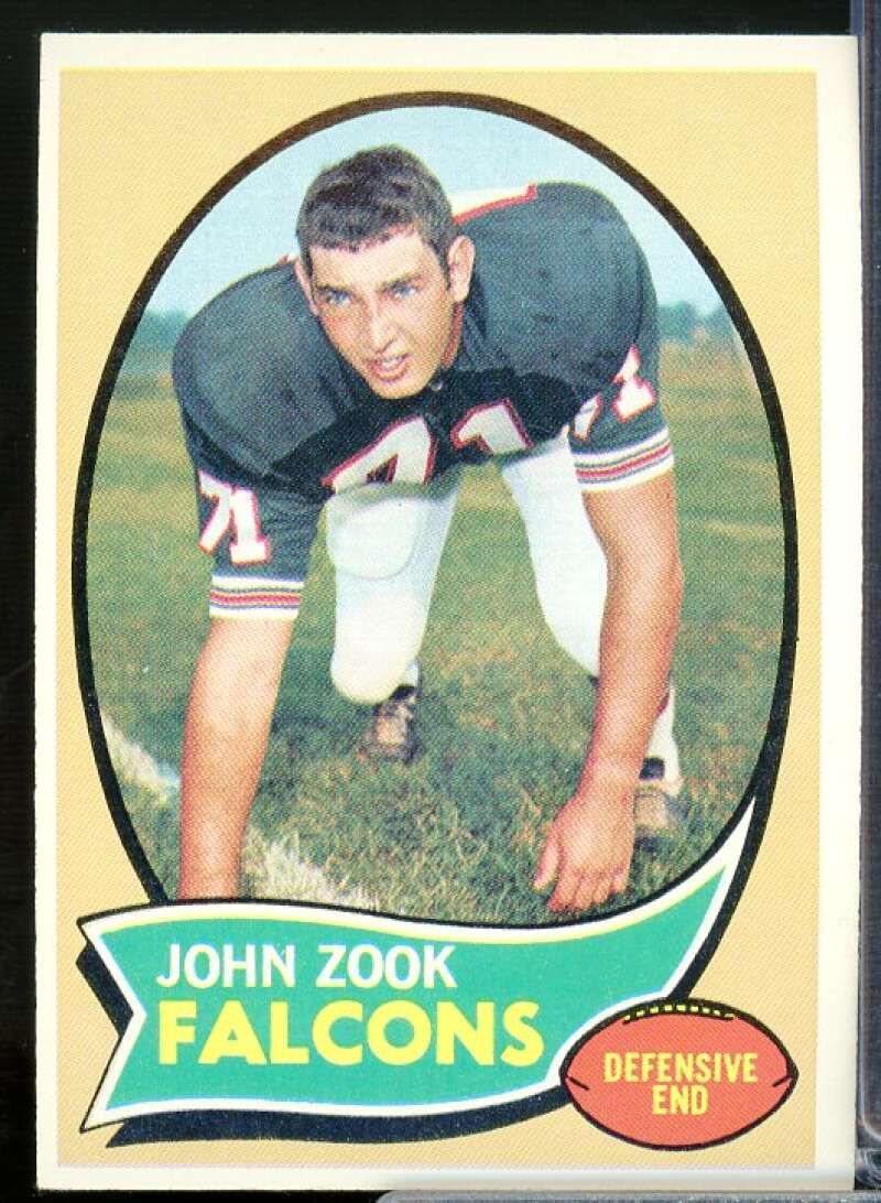 John Zook Rookie Card 1970 Topps #209  Image 1