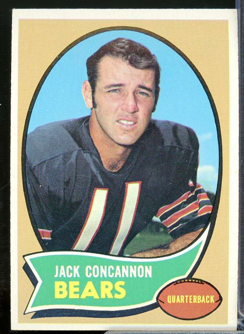 Jack Concannon Card 1970 Topps #212  Image 1