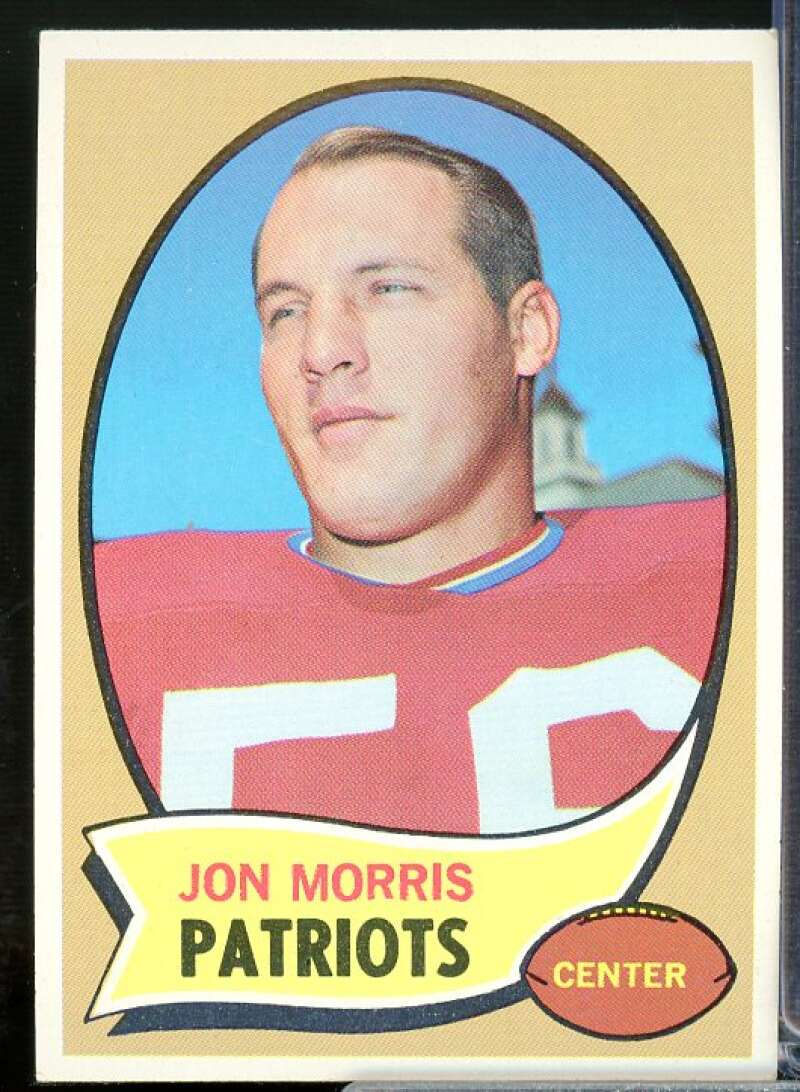 Jon Morris Card 1970 Topps #214  Image 1