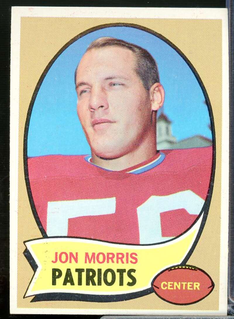 Jon Morris Card 1970 Topps #214  Image 1