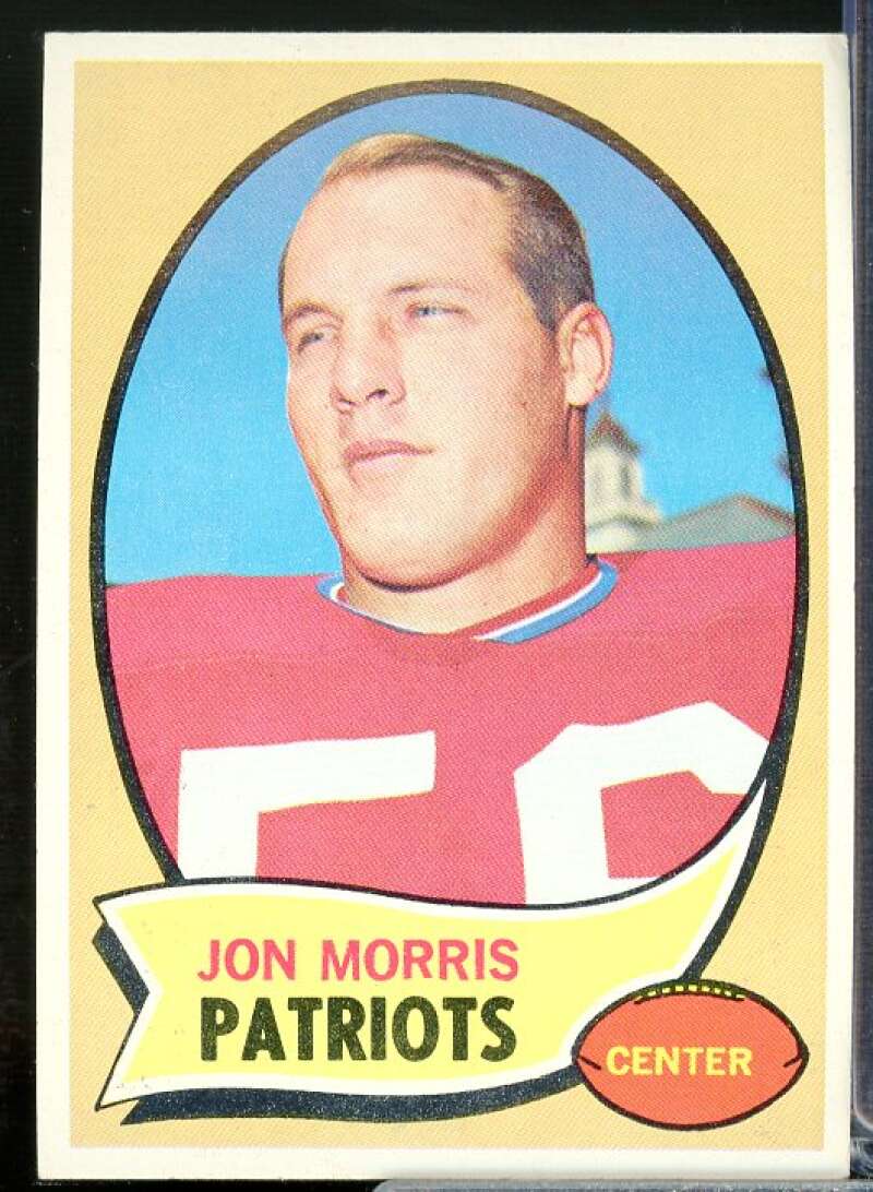Jon Morris Card 1970 Topps #214  Image 1