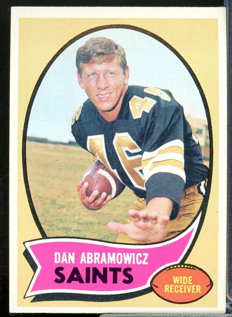 Dan Abramowicz Card 1970 Topps #215  Image 1
