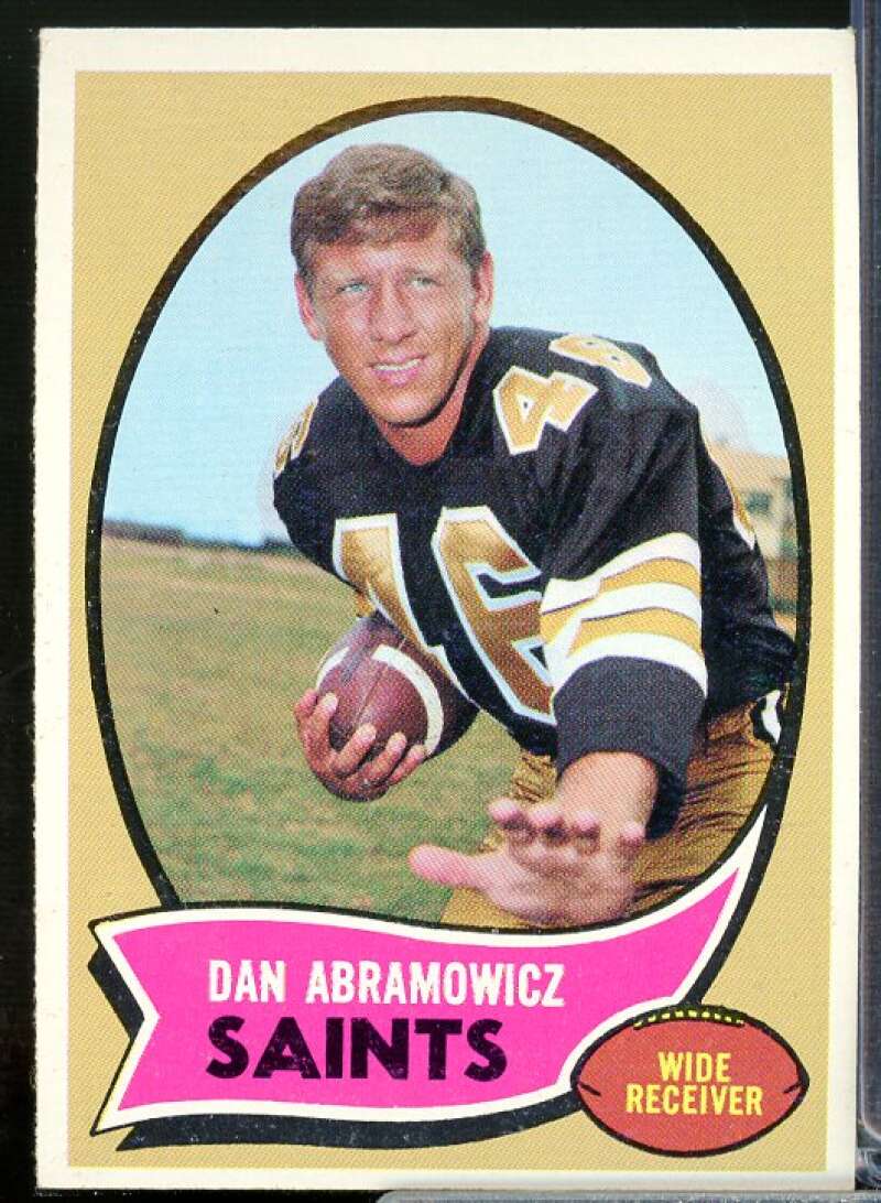 Dan Abramowicz Card 1970 Topps #215  Image 1