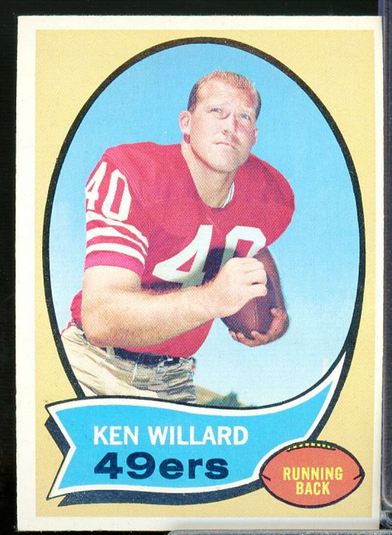 Ken Willard Card 1970 Topps #217  Image 1