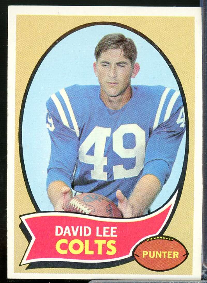 David Lee Rookie Card 1970 Topps #222  Image 1
