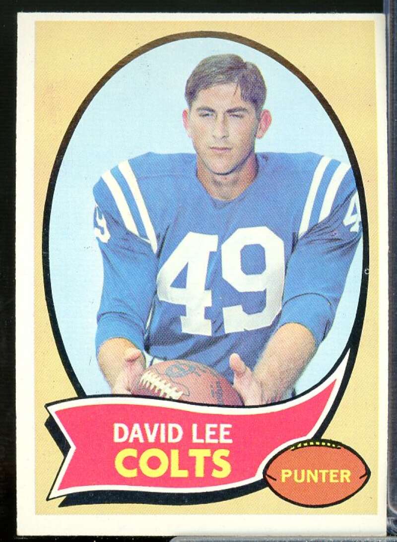 David Lee Rookie Card 1970 Topps #222  Image 1