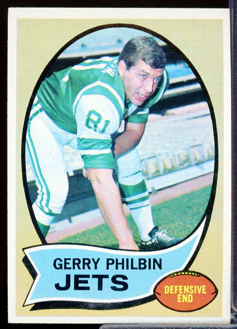 Gerry Philbin Card 1970 Topps #226  Image 1