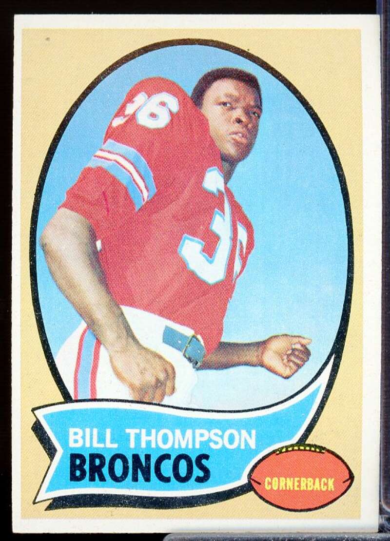 Bill Thompson Rookie Card 1970 Topps #231  Image 1