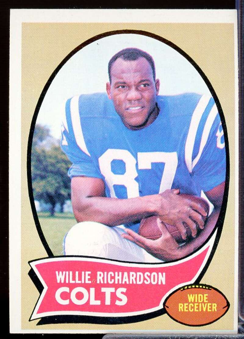 Willie Richardson Card 1970 Topps #246  Image 1
