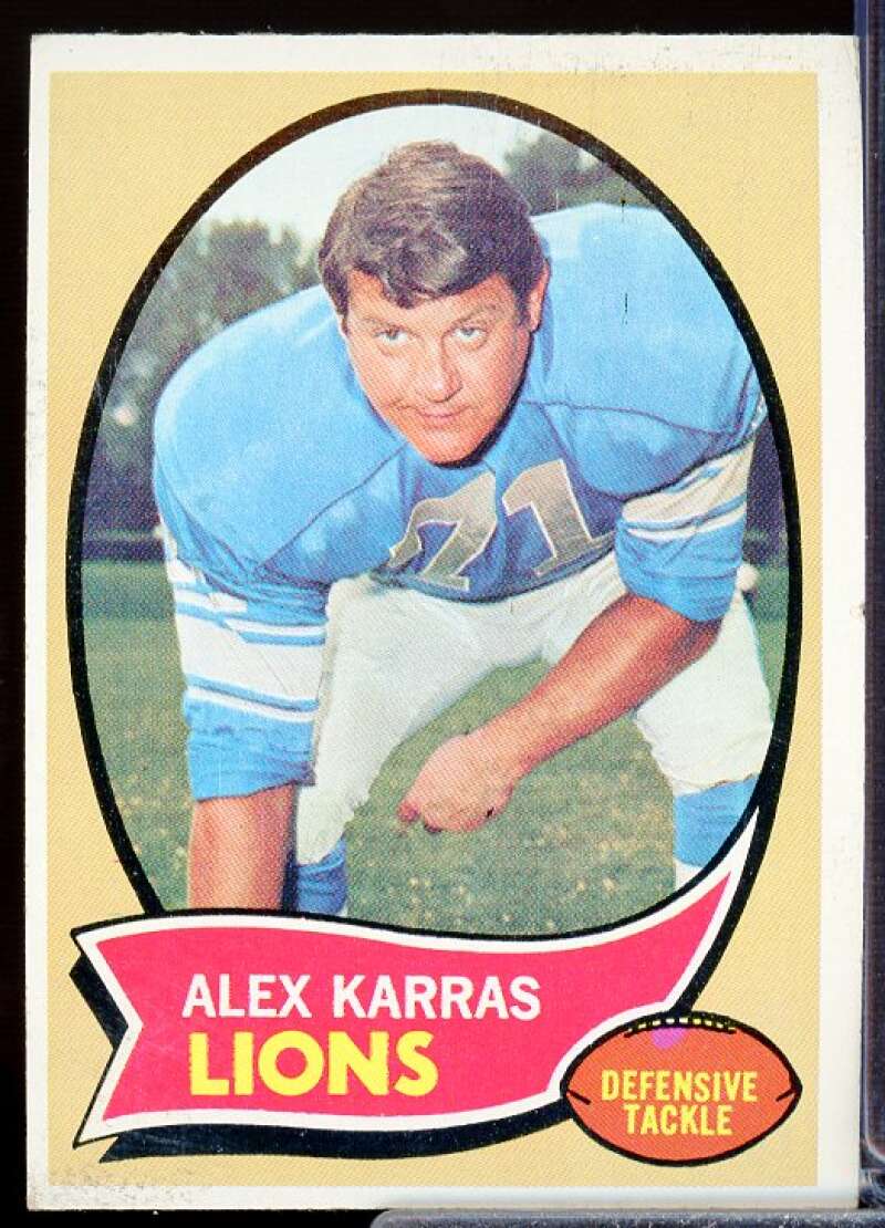 Alex Karras Card 1970 Topps #249  Image 1