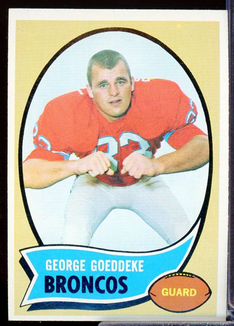 George Goeddeke Rookie Card 1970 Topps #257  Image 1