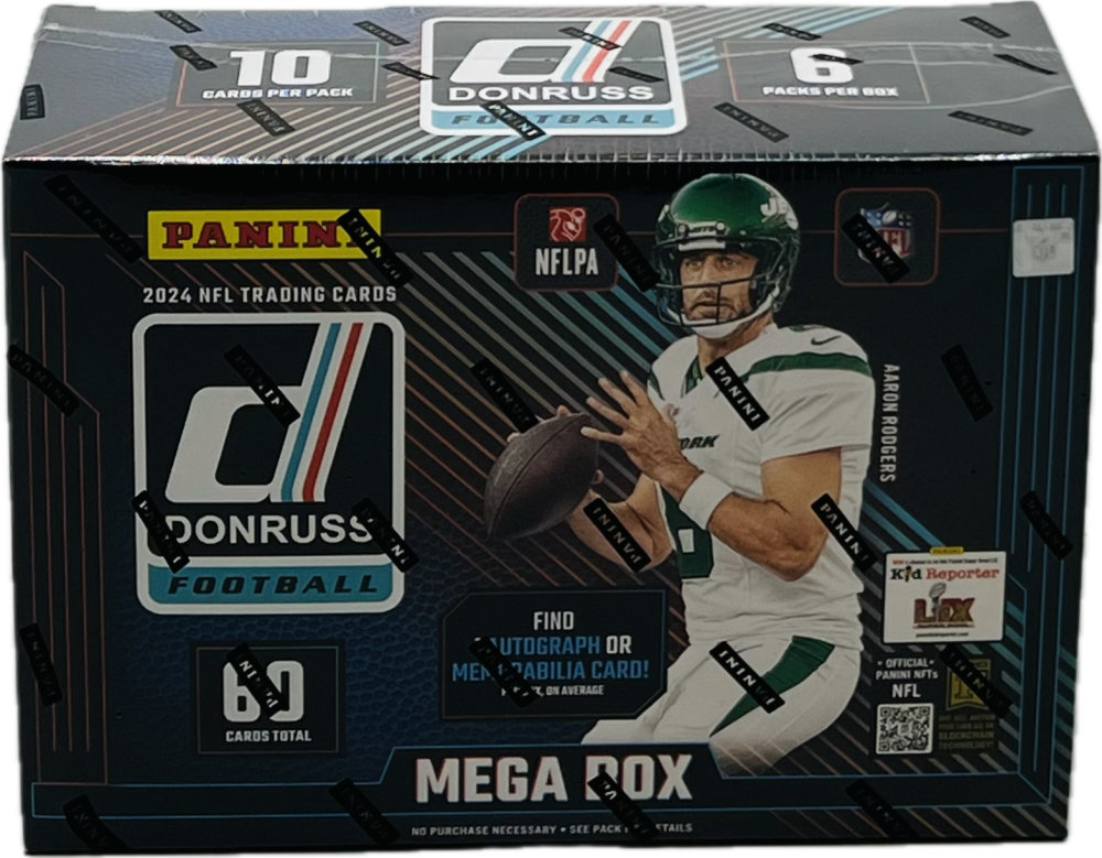 2024 Panini Donruss Football 6-Pack Holiday Mega Box ( Blue) Image 1