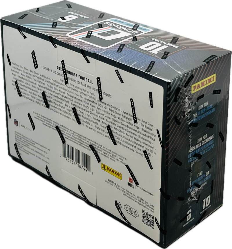 2024 Panini Donruss Football 6-Pack Holiday Mega Box ( Blue) Image 2