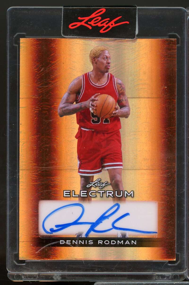 Dennis Rodman /20 Card 2024 Leaf Electrum Bronze Veteran Autograph #DR1  Image 1
