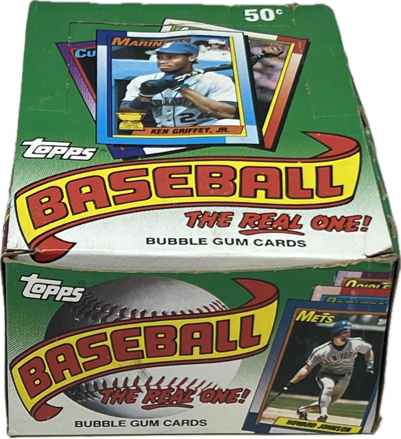 1990 Topps Baseball Wax Box  Image 1