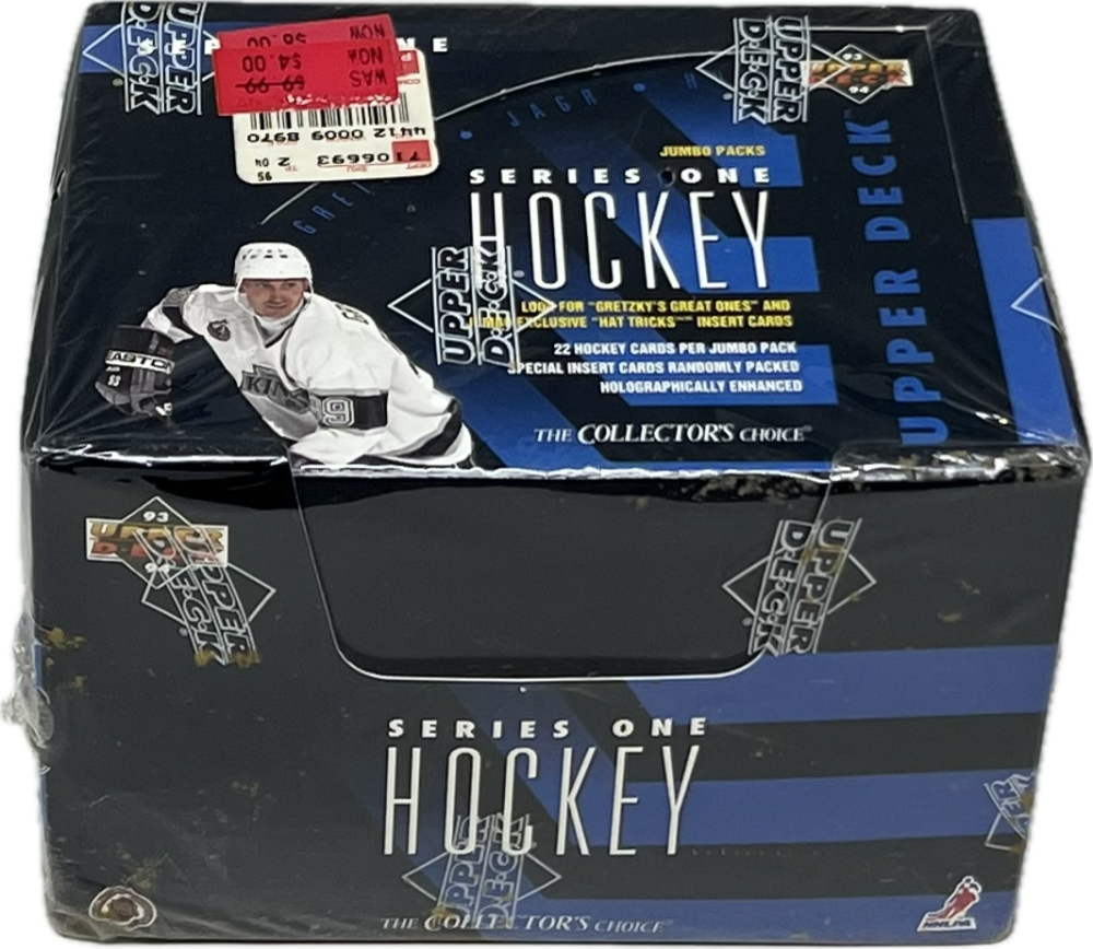 1993-94 Upper Deck Series One Jumbo Packs Hockey Box Image 2