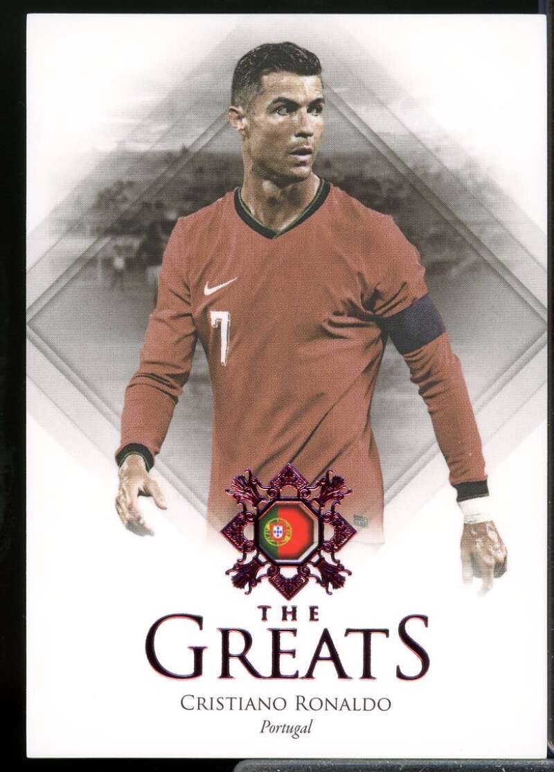 Cristiano Ronaldo /55 Card 2024 Futera Unique The Greats Pink #112  Image 1