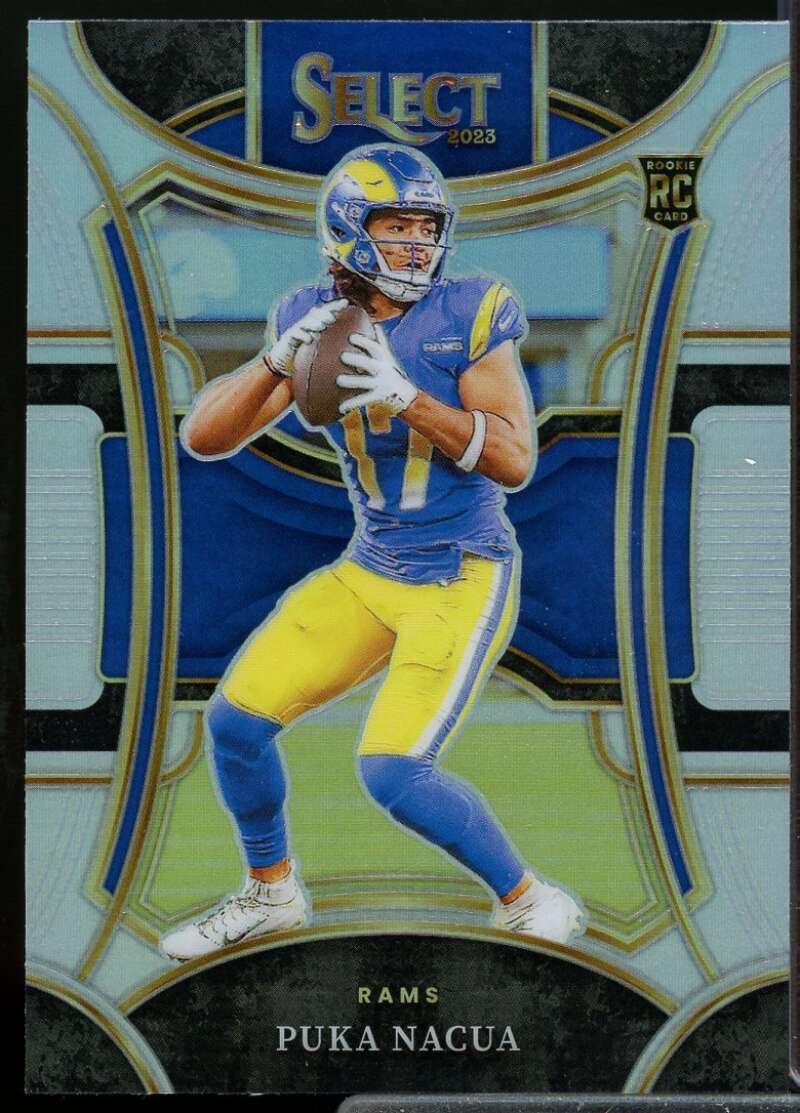 Puka Nacua Rookie Card 2023 Select Rookie Card Prizm Silver #455  Image 1
