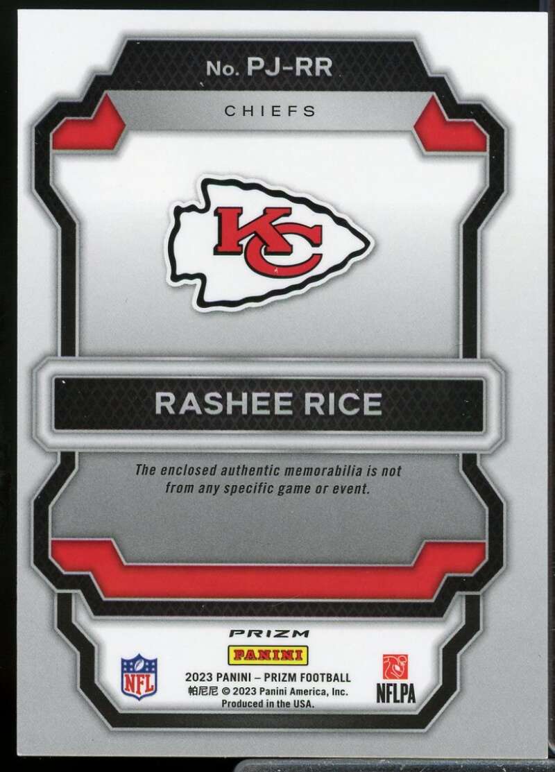 Rashee Rice Rookie Card 2023 Panini Prizm Rookie Premier Jerseys #15  Image 2