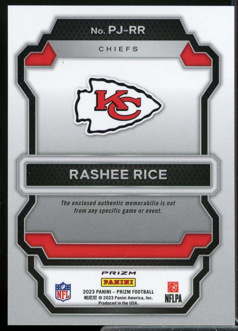 Rashee Rice Rookie Card 2023 Panini Prizm Rookie Premier Jerseys Pink #15  Image 2