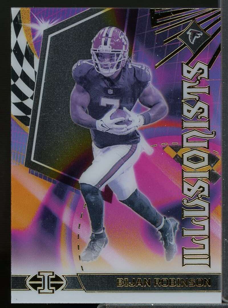 Bijan Robinson Rookie Card 2023 Panini Illusions Illusionists #11  Image 1
