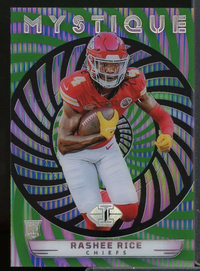 Rashee Rice Rookie Card 2023 Panini Illusions Mystique Emerald #29  Image 1