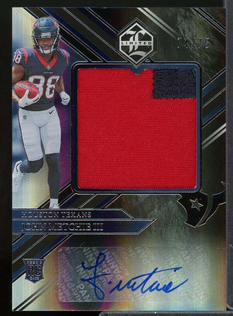 John Metchie III JSY AU Rookie Card 2022 Limited Silver Spotlight #159  Image 1