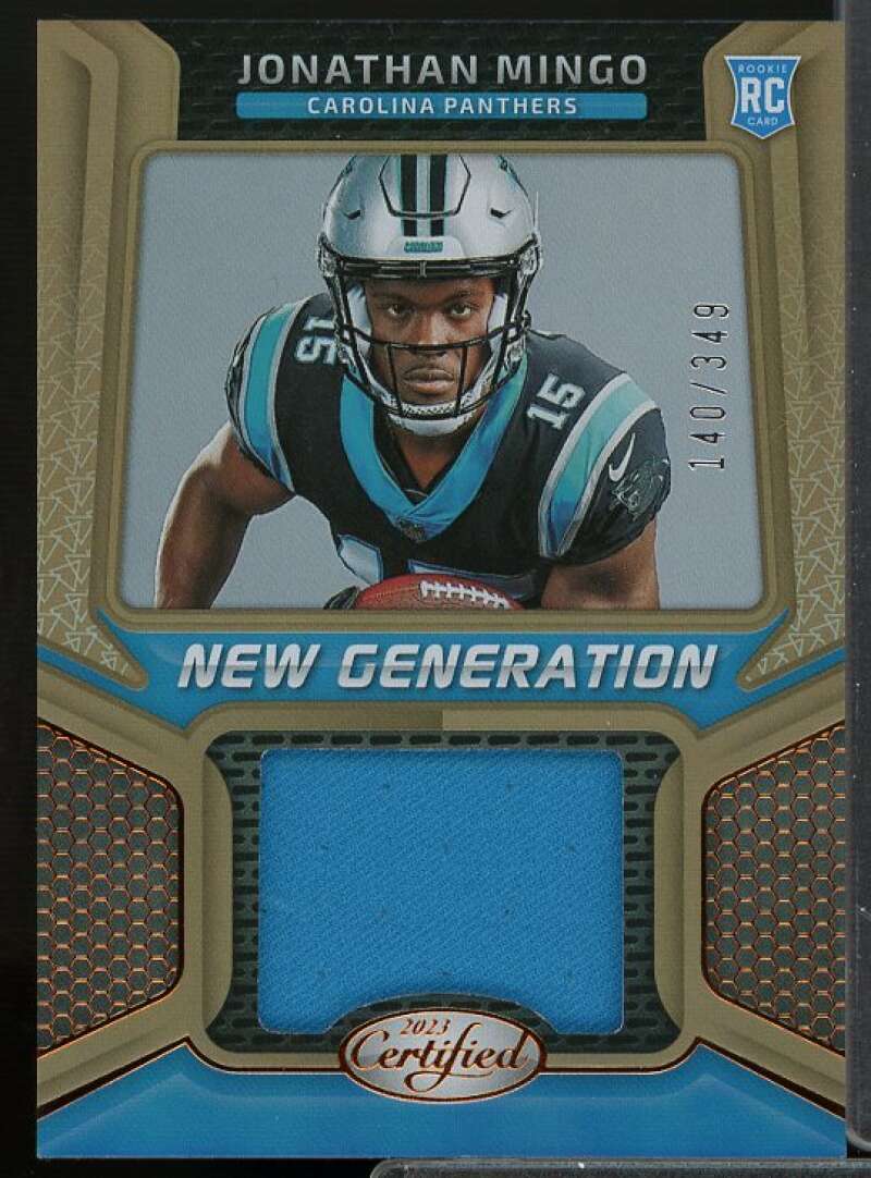 Jonathan Mingo Rookie 2023 Certified New Generation Jerseys Mirror Bronze #6  Image 1