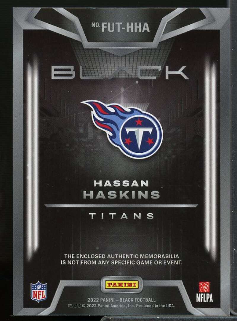 Hassan Haskins Rookie 2022 Panini Black Futuristic Jerseys Copper Copper #39  Image 2