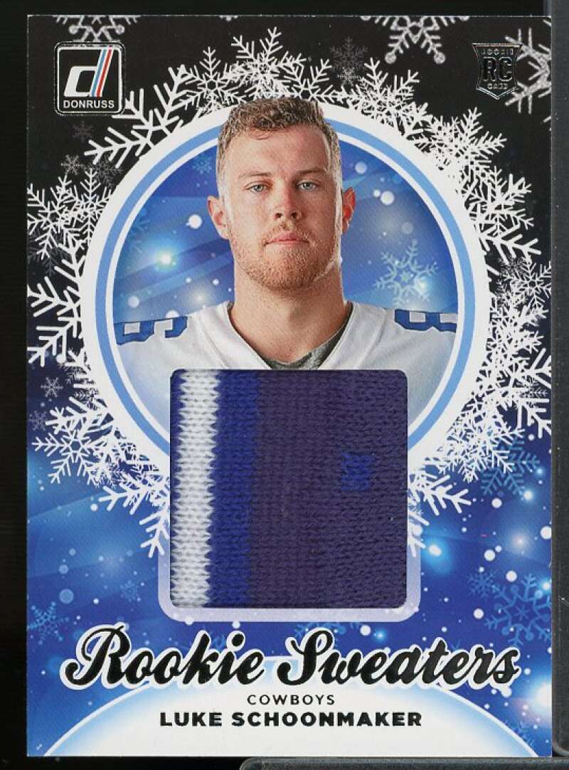 Luke Schoonmaker Rookie Card 2023 Donruss Rookie Holiday Sweater #21  Image 1
