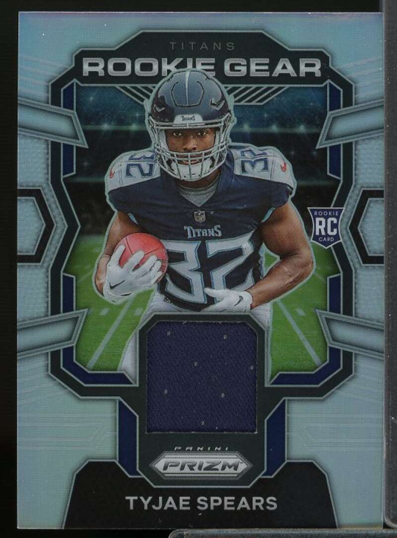 Tyjae Spears Rookie Card 2023 Panini Prizm Rookie Gear #25  Image 1