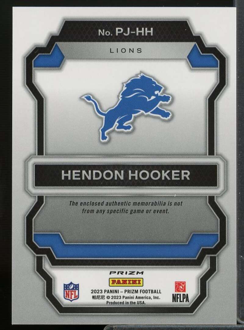 Hendon Hooker Rookie 2023 Panini Prizm Premier Jerseys Neon Green Pulsar #5  Image 2