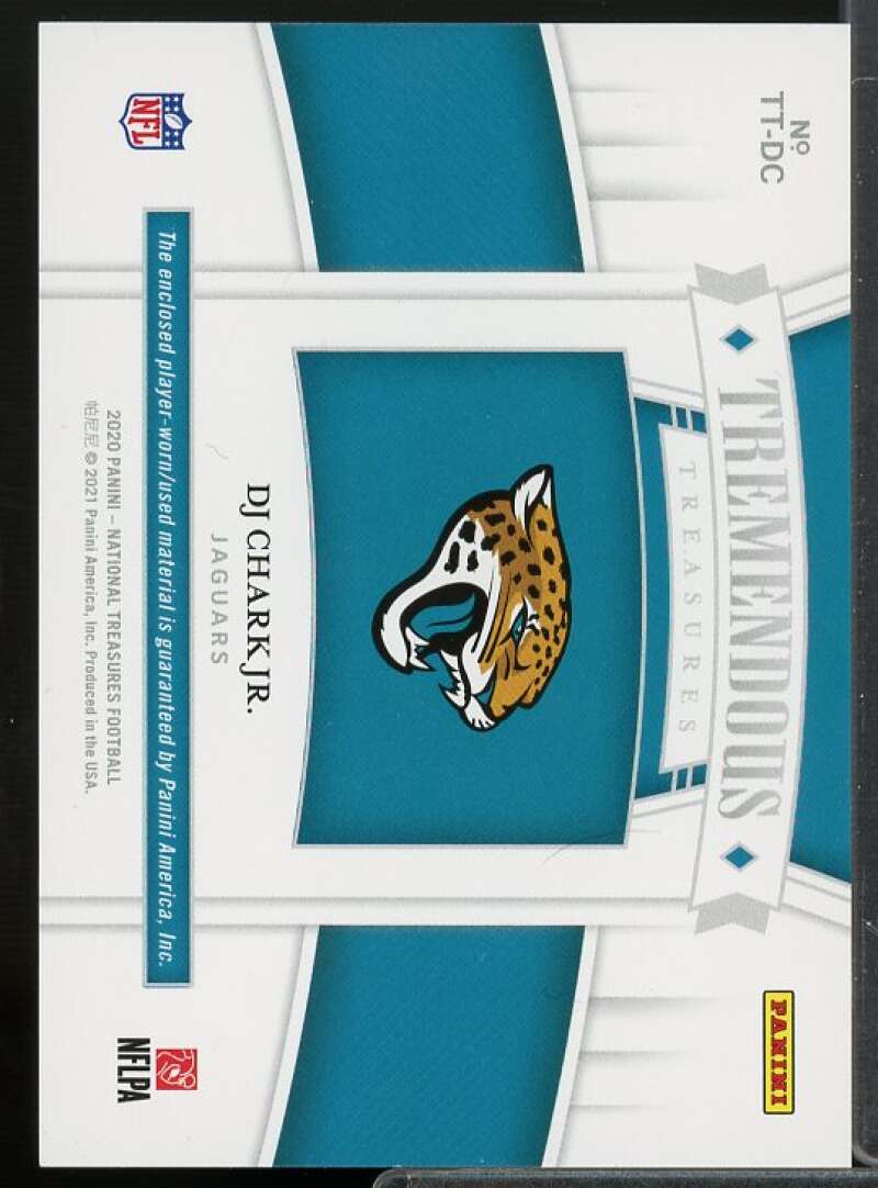 D.J. Chark Jr. 2020 Panini National Treasures Tremendous Treasures Materials #19  Image 2