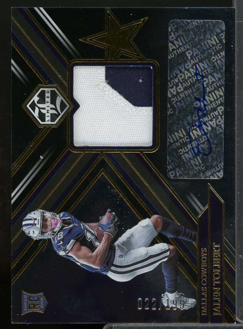 Jalen Tolbert JSY AU/199 Rookie Card 2022 Limited #127  Image 1
