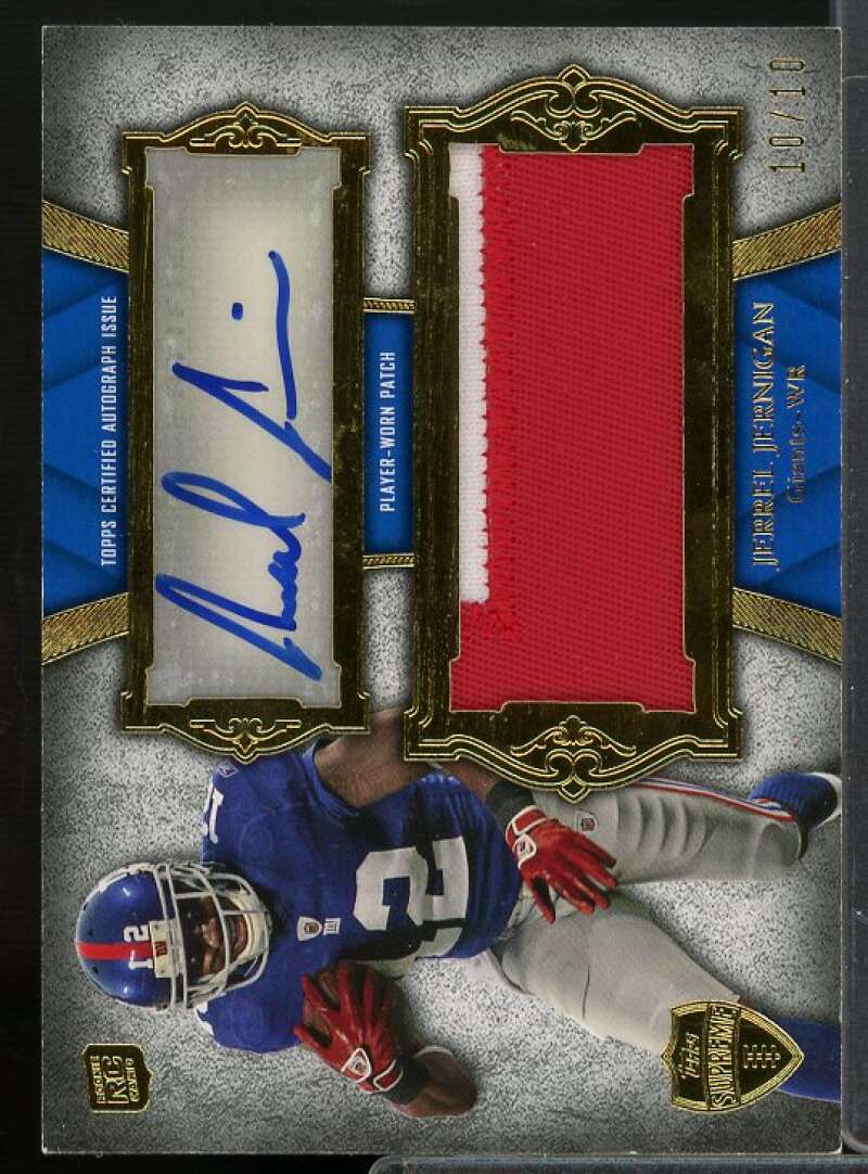 Jerrel Jernigan 2011 Topps Supreme Autographed Dual Relics Red Patch #SADRJJE  Image 1