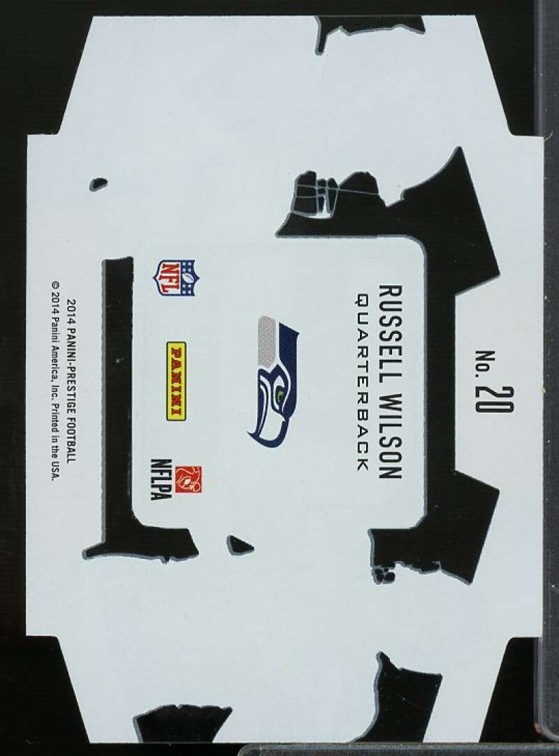 Russell Wilson Card 2014 Prestige Captains #20  Image 2