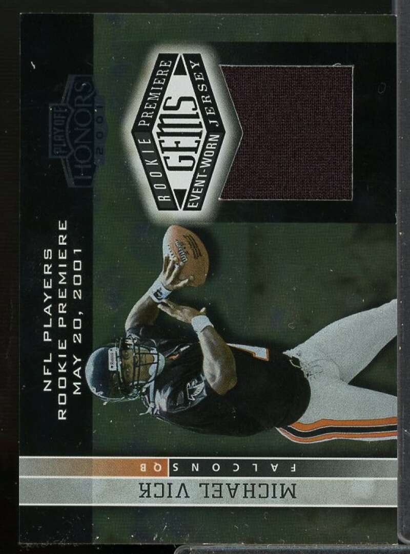 Michael Vick JSY Rookie Card 2001 Playoff Honors #231  Image 1