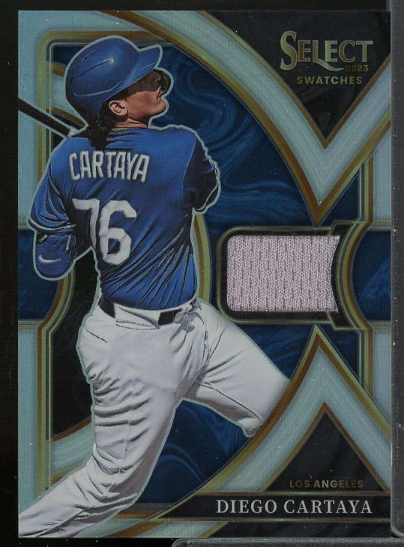 Diego Cartaya Rookie Card 2023 Select Select Swatches Prizms Silver #11  Image 1