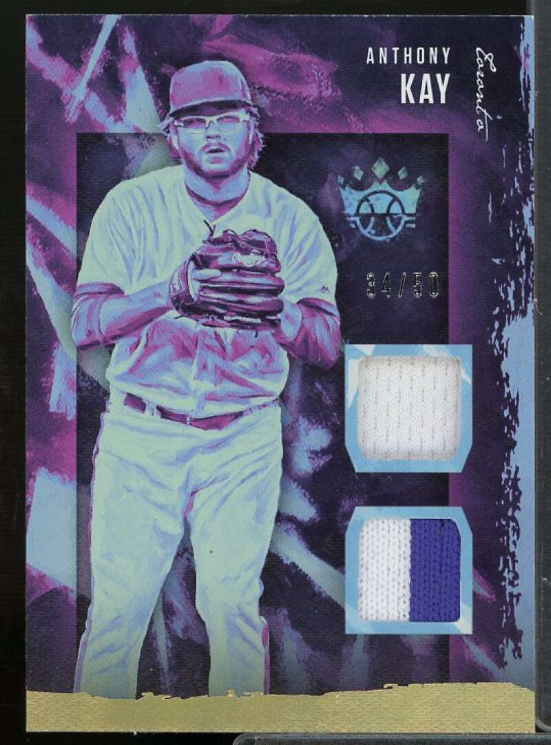 Anthony Kay Rookie Card 2020 Diamond Kings DK Materials Holo Gold #46  Image 1